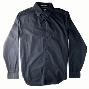 Express 1MX Dress Shirt Black